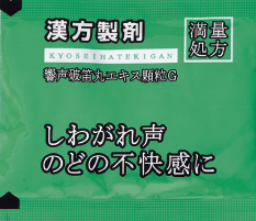 響声破笛丸エキス顆粒G
